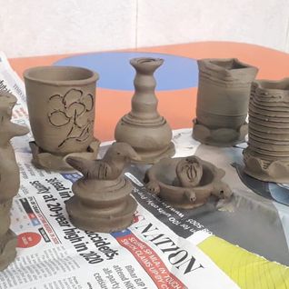 Pottery making